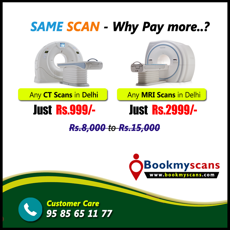 Best Quality MRI scan cost in Delhi