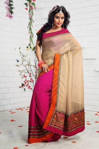 fancy saree pattern