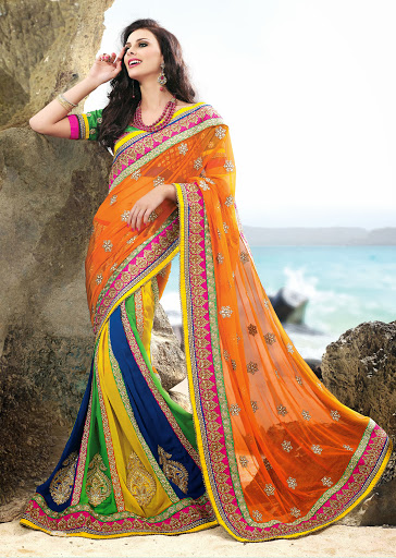 smart casual saree