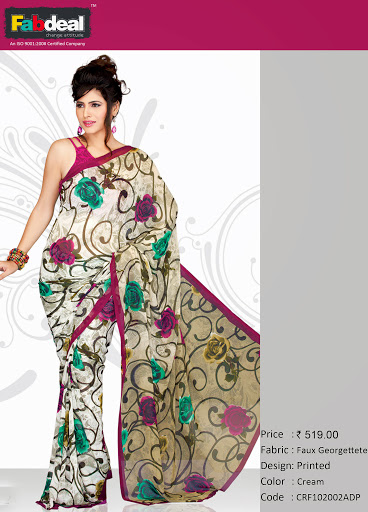 fency pattern in saree