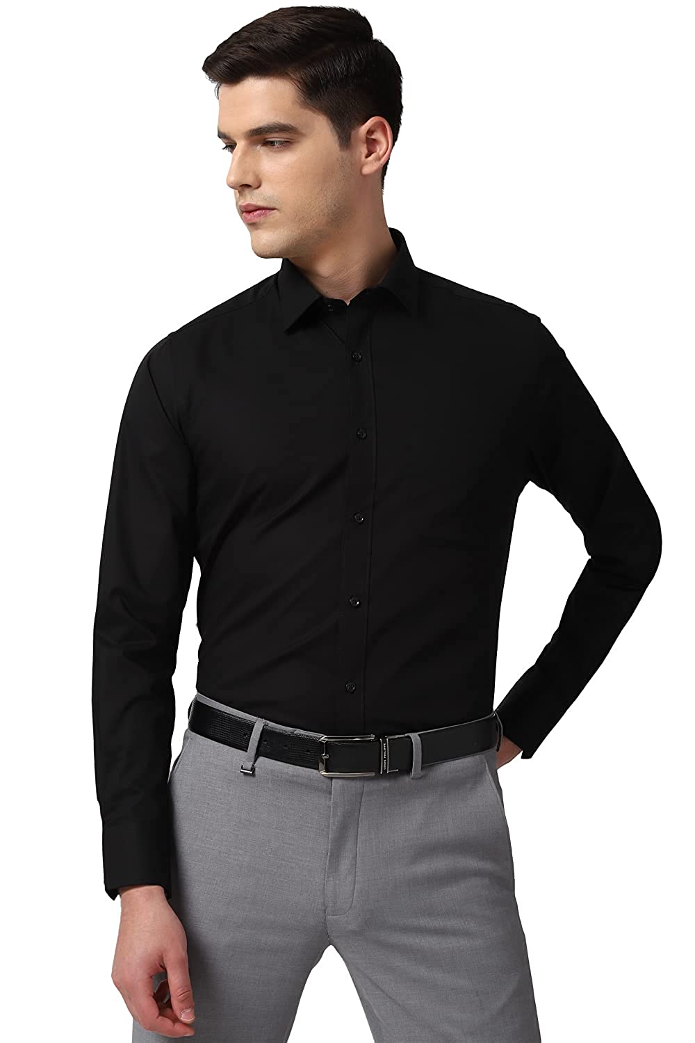 Buy Peter England Formal Black Shirt For MenOtherAnnouncementsAll Indiaother
