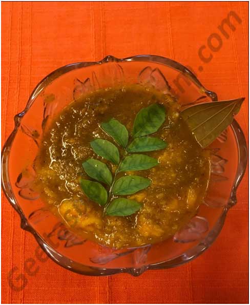 Ripe Mango Curry Recipe Introduced by Geeta SubramaniumServicesAstrology - NumerologySouth DelhiDelhi Cantt