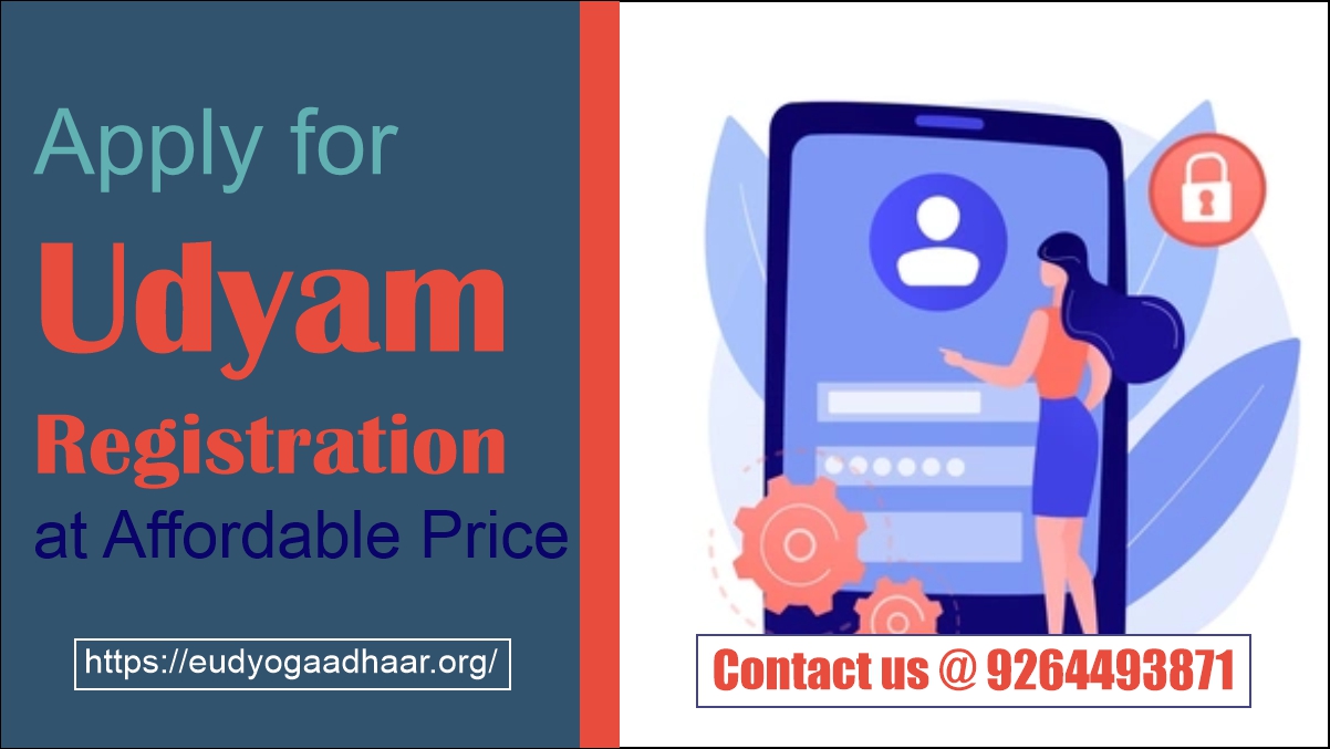 Apply for Udyam Registration at Affordable Price @ 9264493871ServicesAll India