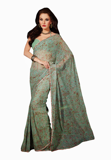 smart casual saree