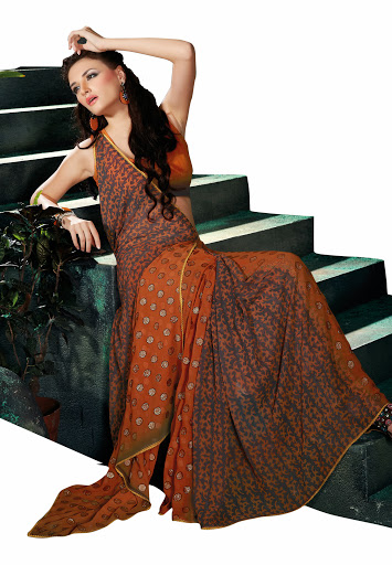 latest saree pattern