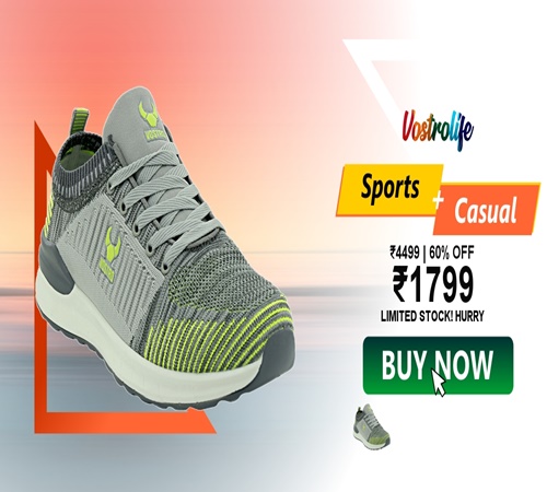 Get the good quality of Hades Grey Men Sports Shoes