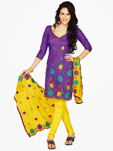 stunning pattern in dress material