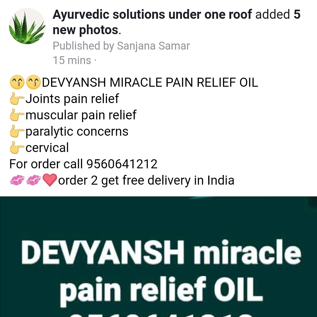 Devyansh pain oilHealth and BeautyHealth Care ProductsWest DelhiDwarka