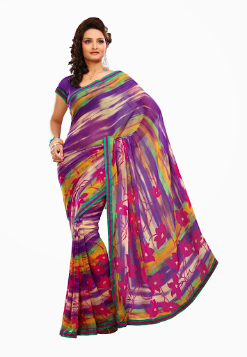 latest casual wear saree