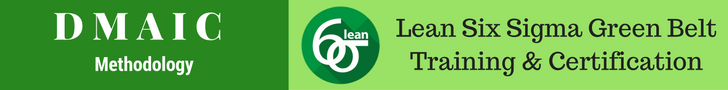 Lean six sigma training and certification