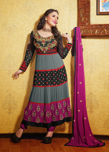 designer wedding pattern dress