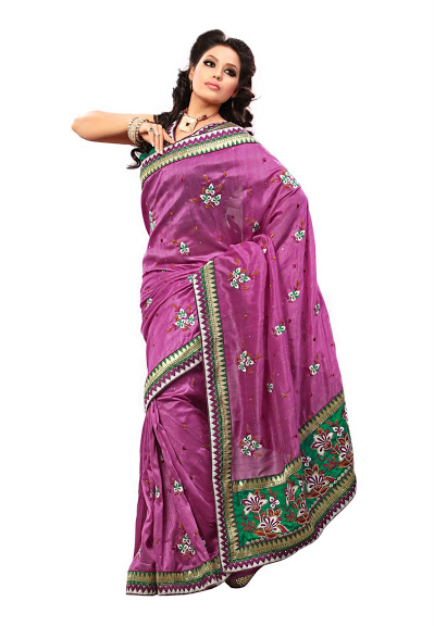fency pattern in saree