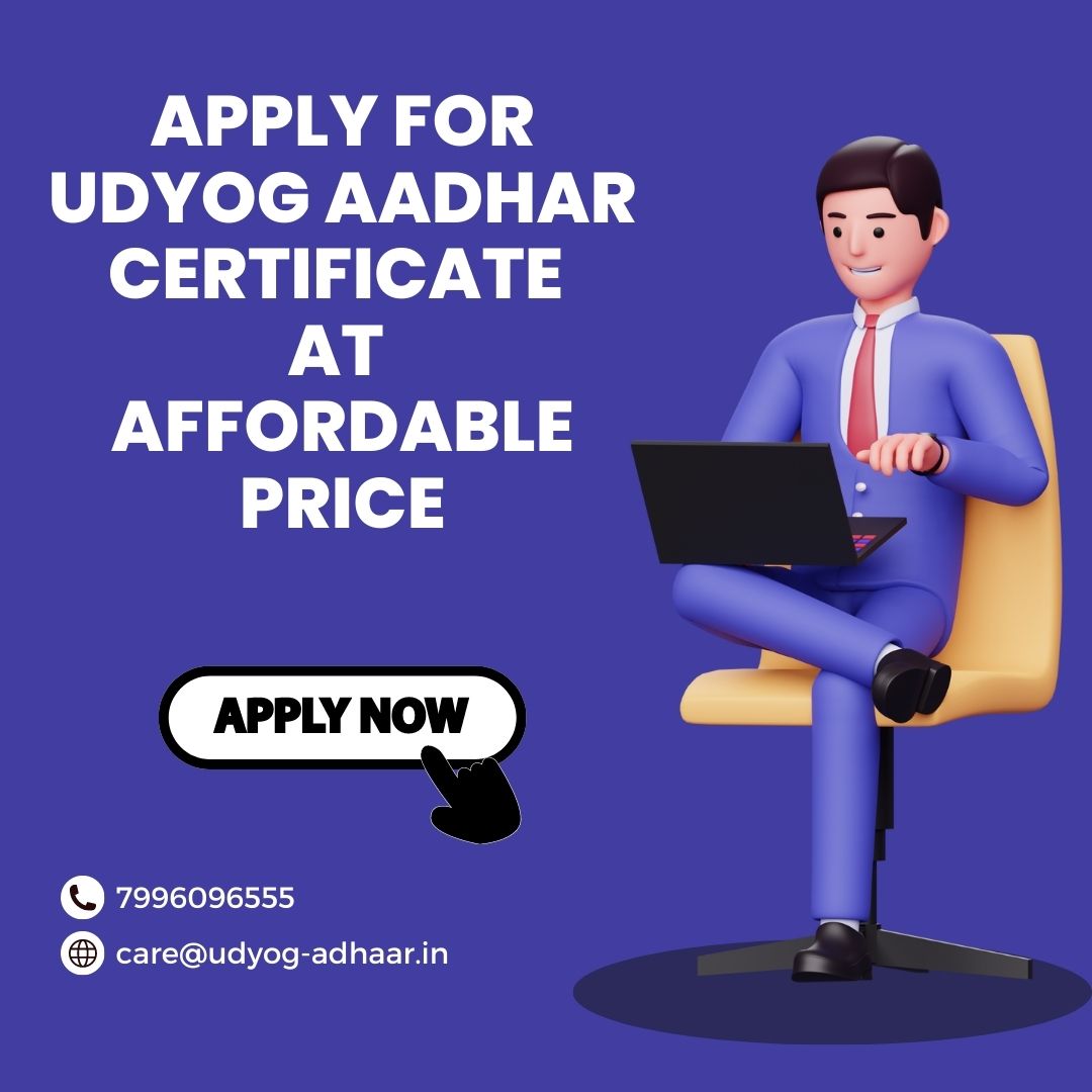Apply for udyog aadhar certificate at affordable priceServicesInvestment - Financial PlanningAll IndiaAmritsar