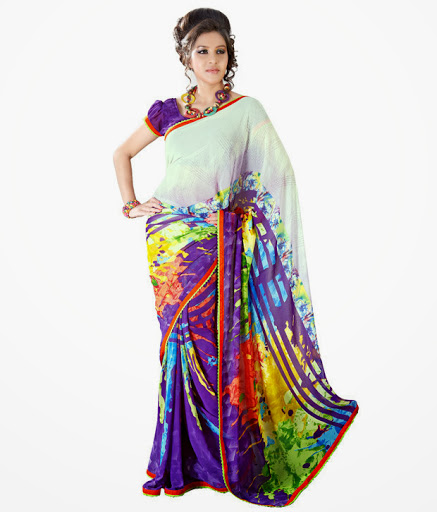 simple saree
