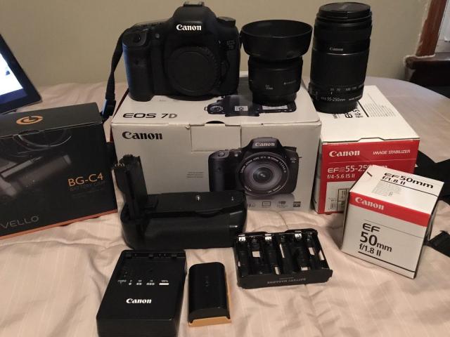 Canon EOS 7D 18.0MP Digital SLR Camera - Black (Kit w / 50mm LensElectronics and AppliancesCameras - DigicamsCentral DelhiConnaught Circus