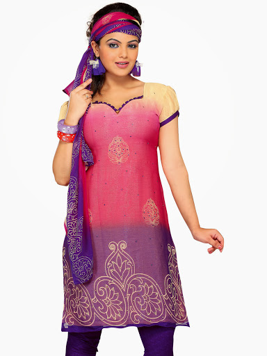 colorful pattern in dress