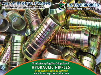 hydraulic hose pipe fittings manufacturers suppliers in india +91 9815011313 www.tsenterprisesindia.com