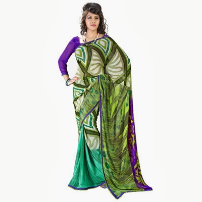 new pattern in saree
