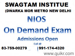FAILED STUDENT 100% ,SAVE YOUR YEARS FROM NIOS BOARD@ OPEN SCHOOL  2016-17Education and LearningDistance Learning CoursesSouth DelhiMalviya Nagar