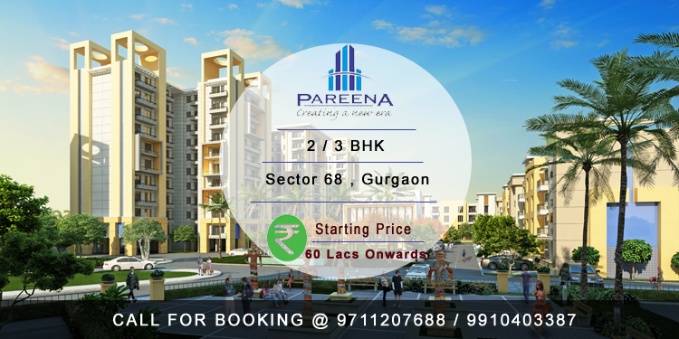 Pareena New project @ 9711207688Real EstateApartments  For SaleGurgaonSushant Lok