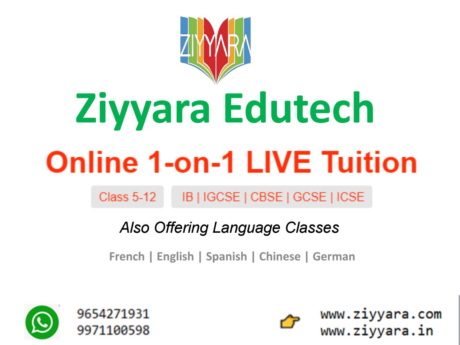 Get The Best One-On-One Live Online Tuition ClassesEducation and LearningCoaching ClassesNoidaNoida Sector 16