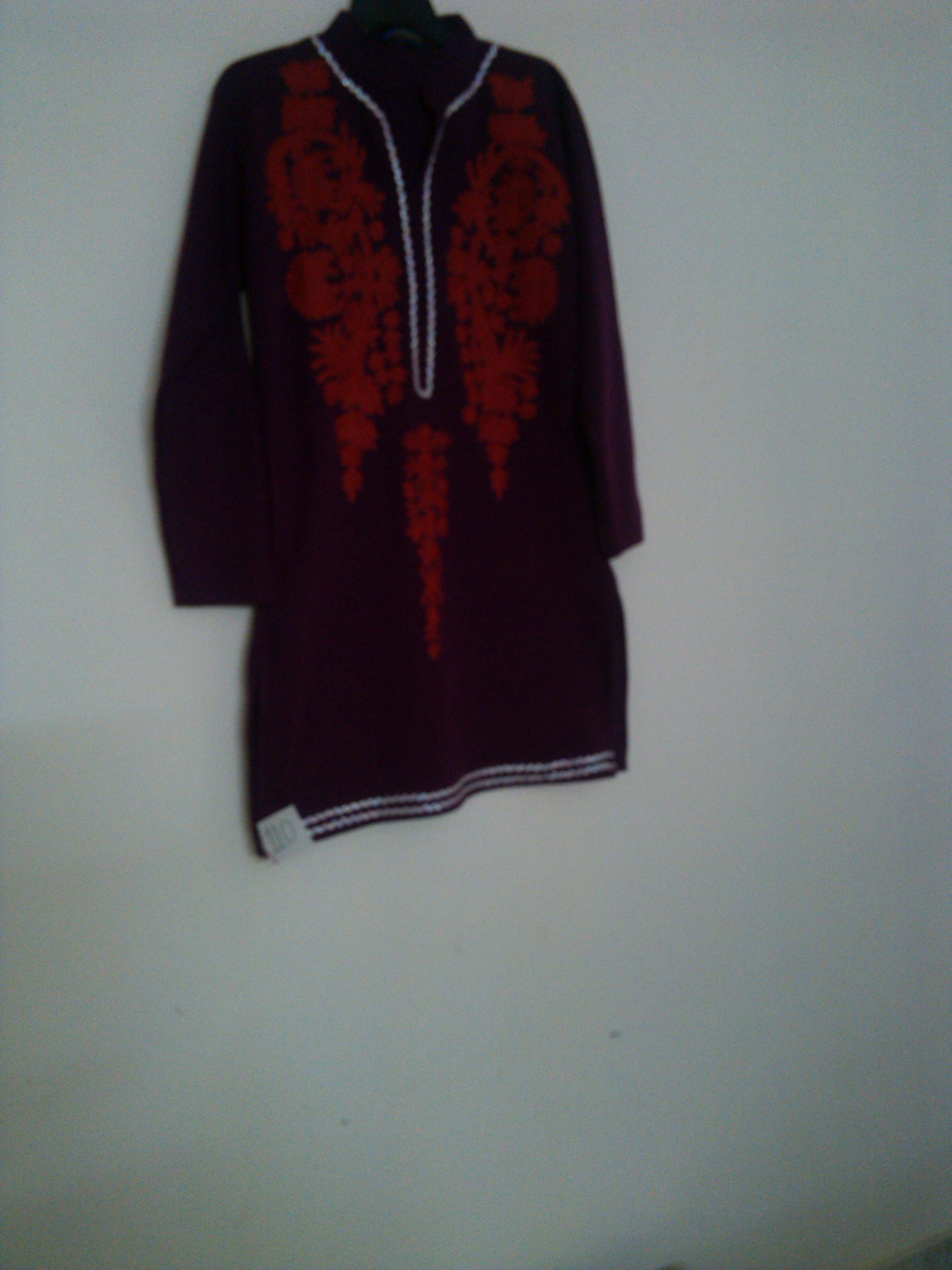 Woollen Kurti Purple