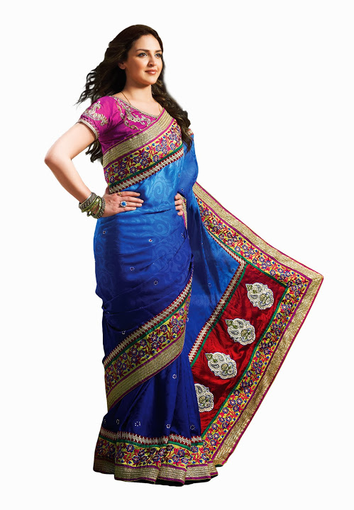 designer wedding saree