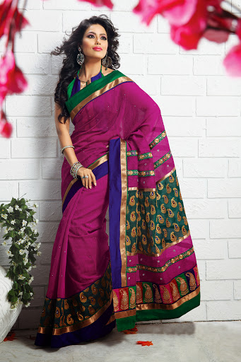 colorful saree pattern