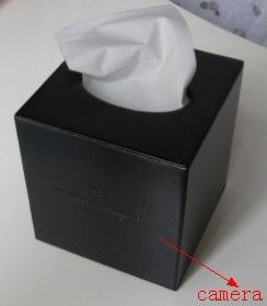1280X960 Toilet roll box Hidden Camera With Motion Detection and Remote Control Function 16GB