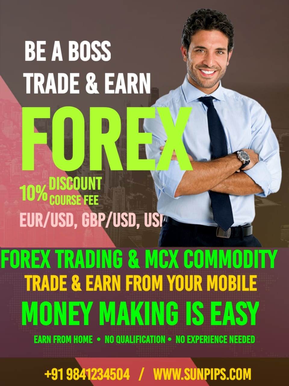 LEARN CROSS FOREX TRADING, INVEST RS.50000 AND EARN RS.2000 DAILYEducation and LearningProfessional CoursesAll Indiaother