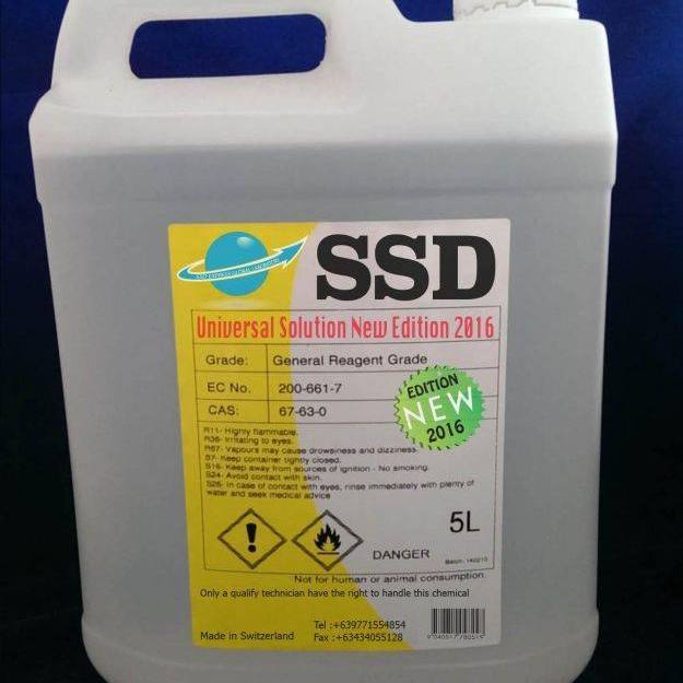 SSD CHEMICAL SOLUTION FOR CLEANING DEFACED CURRENCY NOTES WITH MACHINE