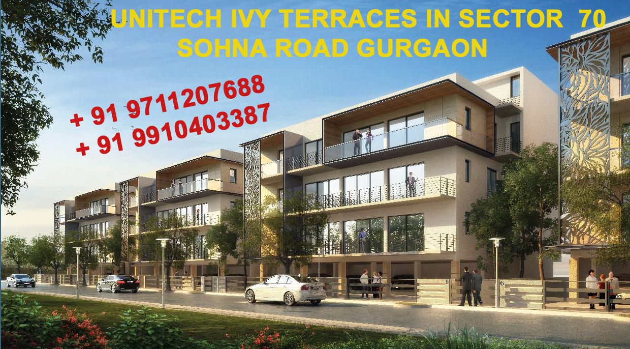 unitech ivy terraces sector 70 @ 9711207688
