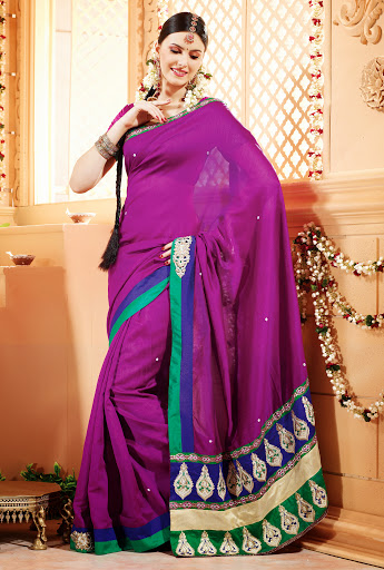 latest collections of sarees
