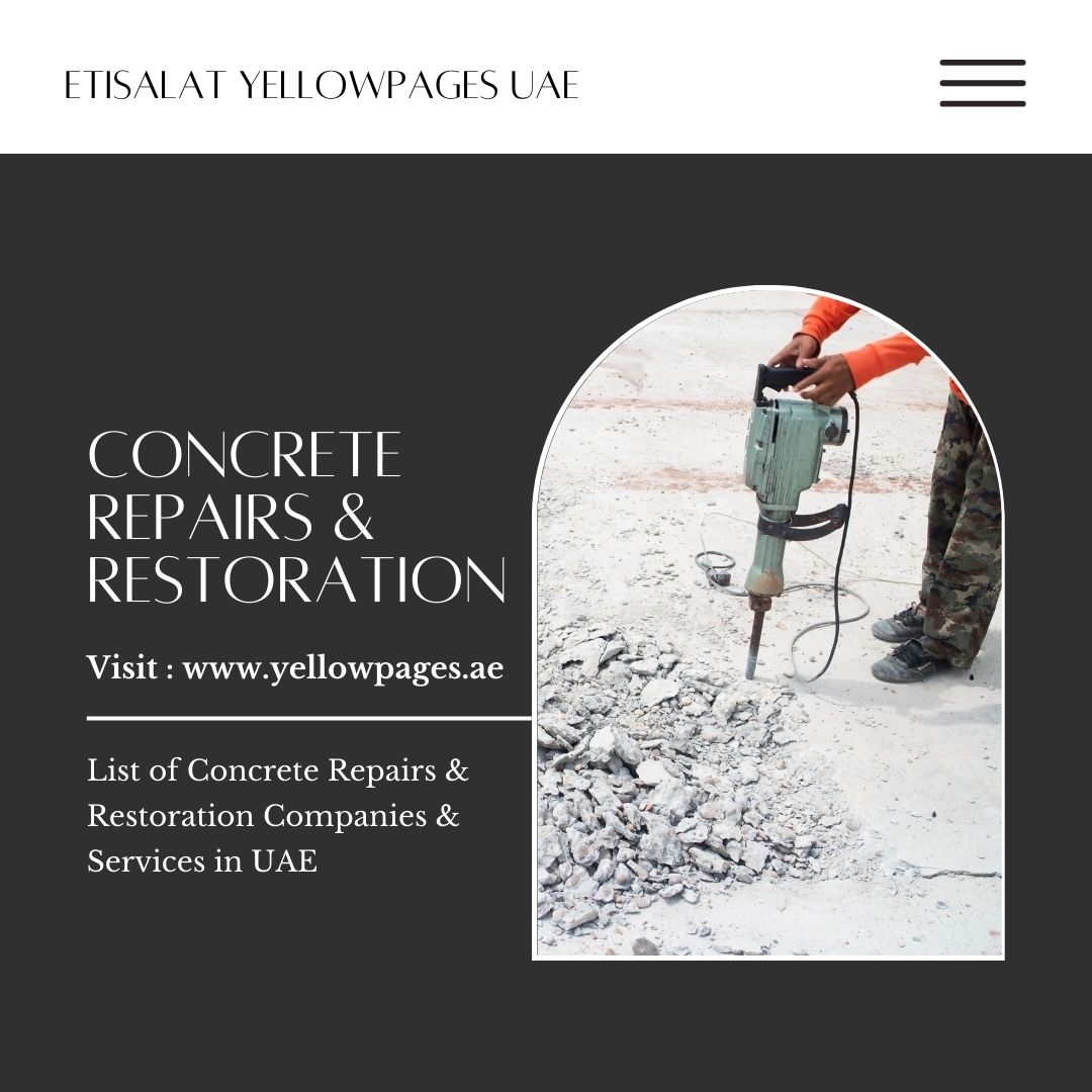 Concrete Repairs & Restoration Companies & Services in UAE