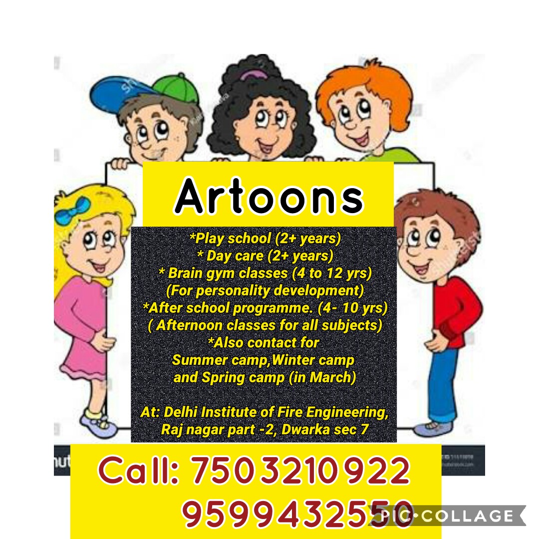 Artoons -Play school and Day careEducation and LearningPlay Schools - CrecheWest DelhiDwarka