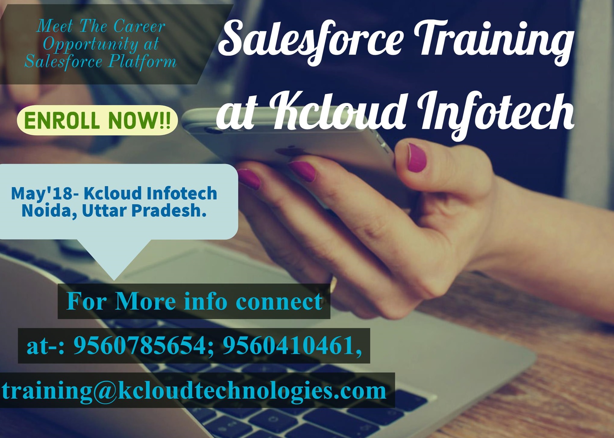 Salesforce Training Institute in Noida - Kcloud InfotechEducation and LearningCareer CounselingNoidaAghapur