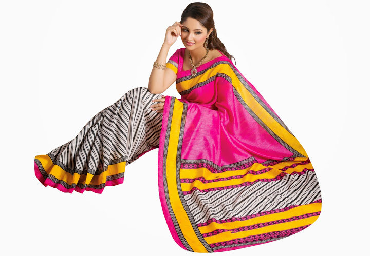 Mooga silk saree