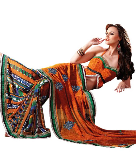 smart casual saree