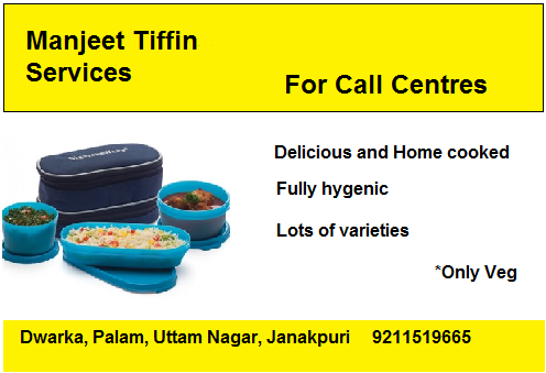 Tiffin Services for Call Centres