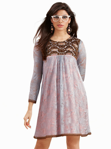 fency pattern in kurti