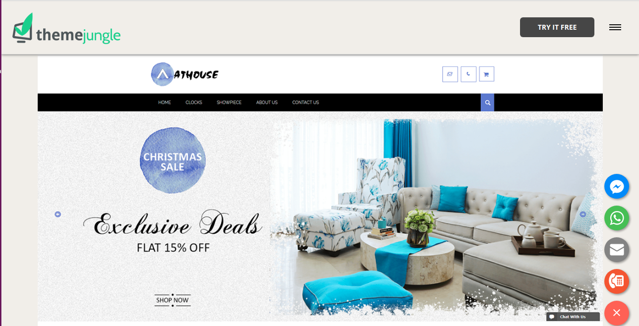 Get Free athouse Website Templates Online for Business From ThemeJungle