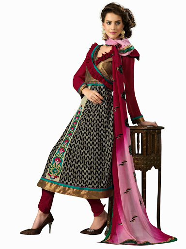 festival wear dress material