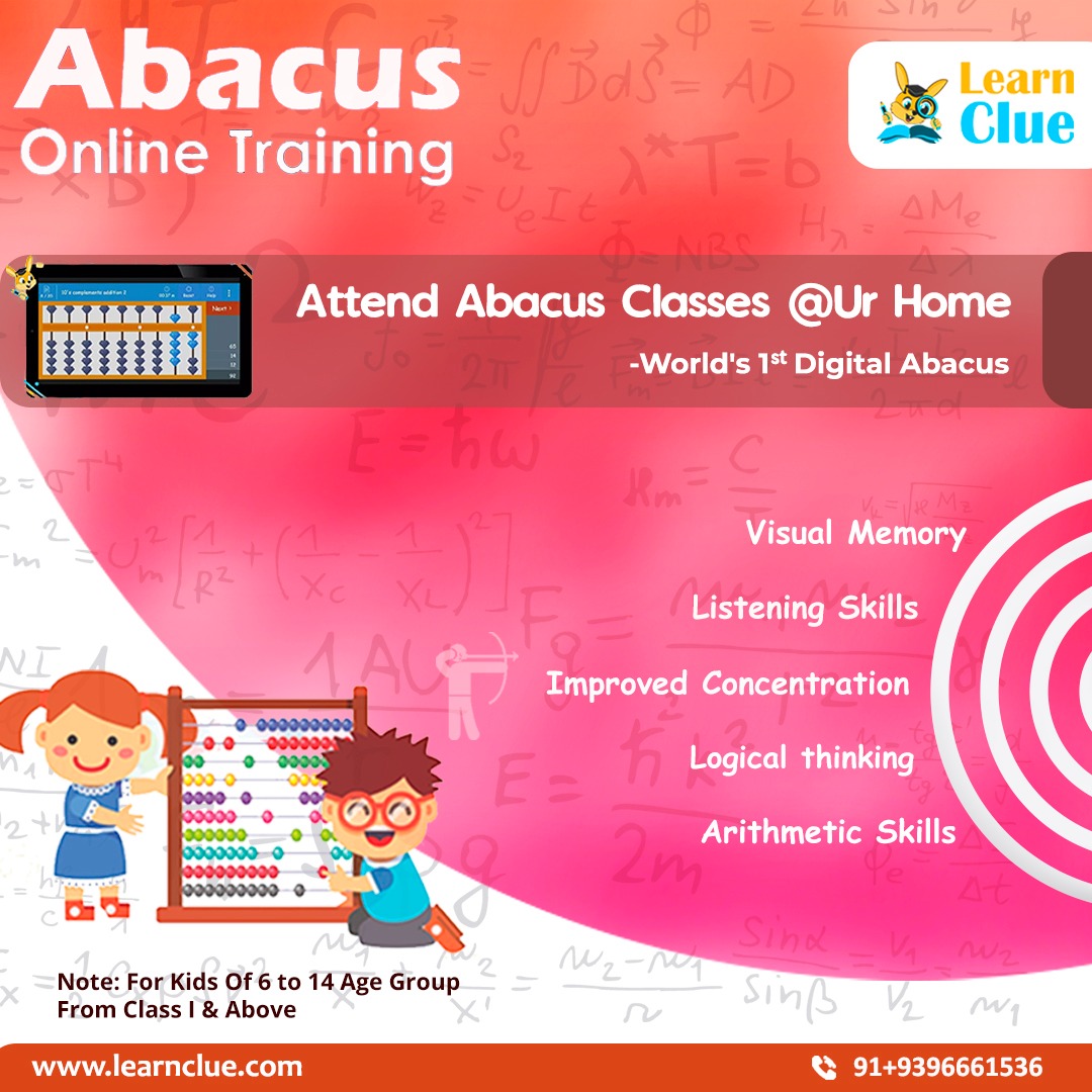 Abacus Classes Near Me | LearnclueEducation and LearningDistance Learning CoursesAll Indiaother