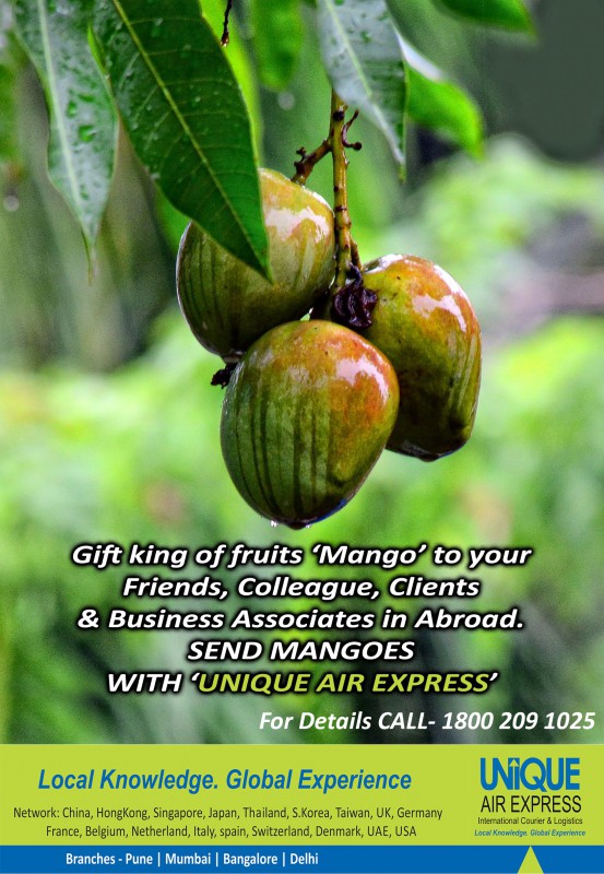 Gift King of fruits Mangoes to your Family in USA, UK and Abroad.