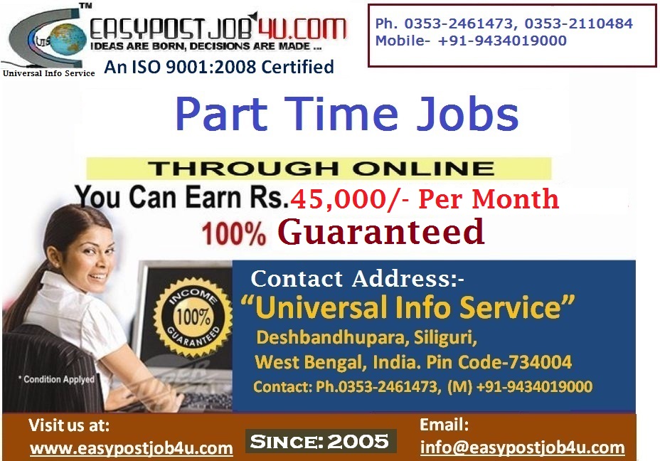 Greatest Earning Opportunity From HomeJobsPart Time TempsNoidaNoida Sector 10