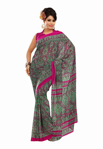 latest pattern in saree