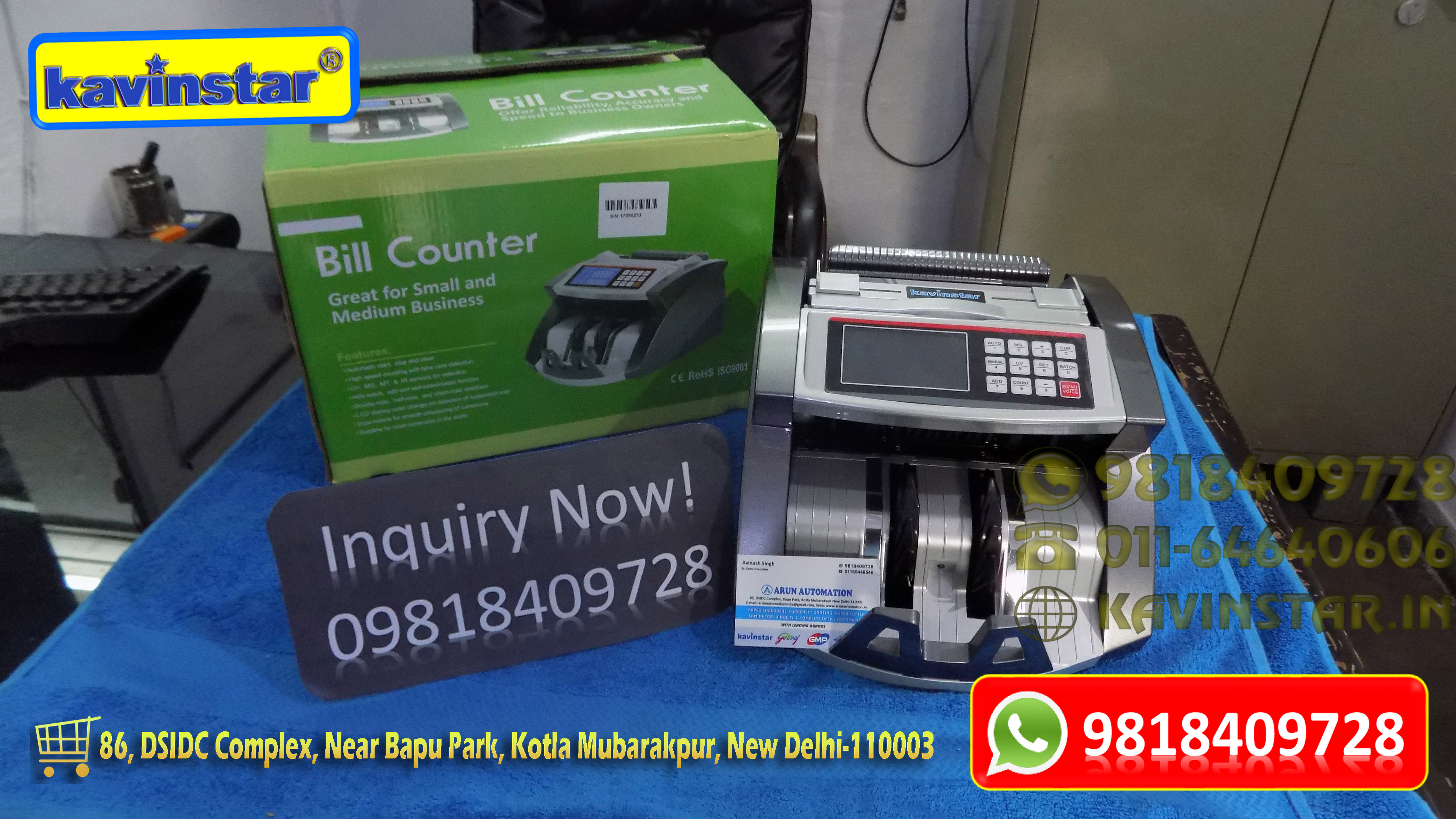 NOTE COUNTING MACHINE WITH FAKE NOTE DETECTOR PRICE IN DELHIServicesElectronics - Appliances RepairSouth DelhiLajpat Nagar
