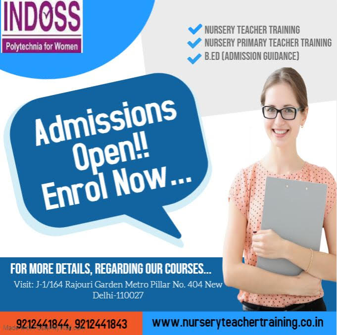 Admission Open in Teacher Training InstituteEducation and LearningProfessional CoursesWest DelhiRajouri Garden