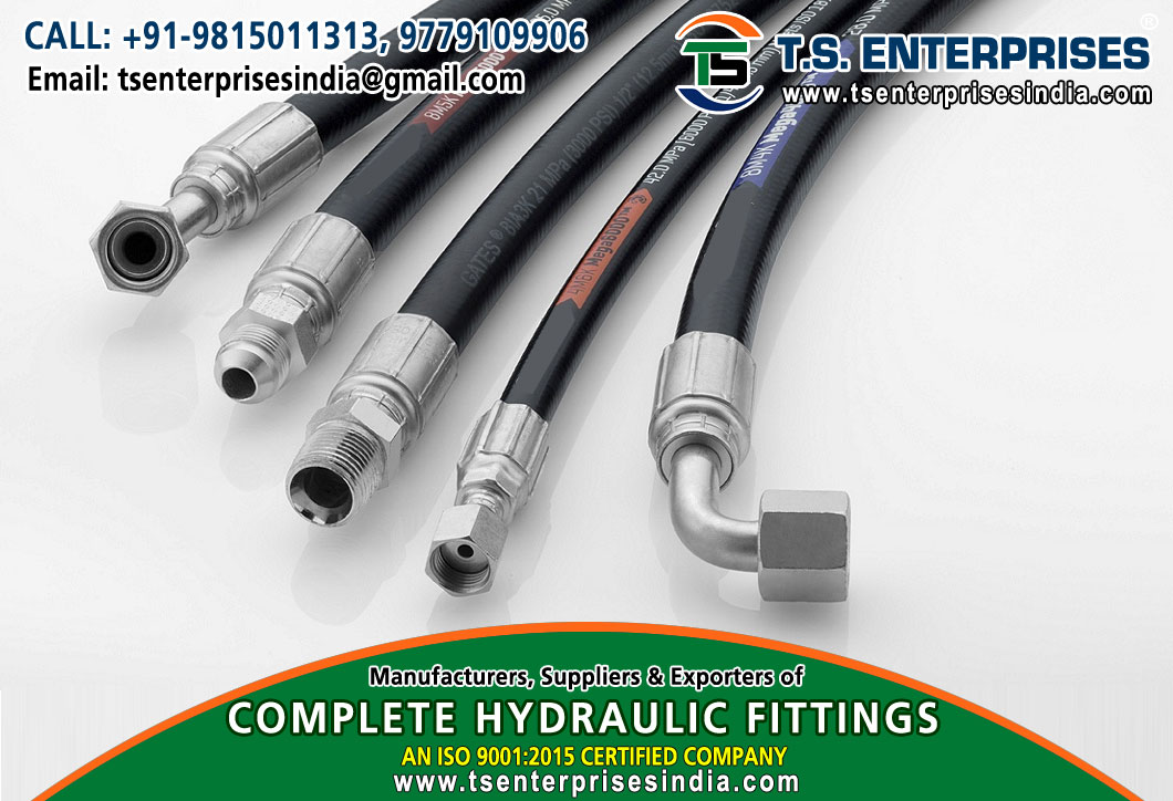 hydraulic hose pipe fittings manufacturers suppliers in india +91 9815011313 www.tsenterprisesindia.comManufacturers and ExportersIndustrial SuppliesSouth DelhiAshram