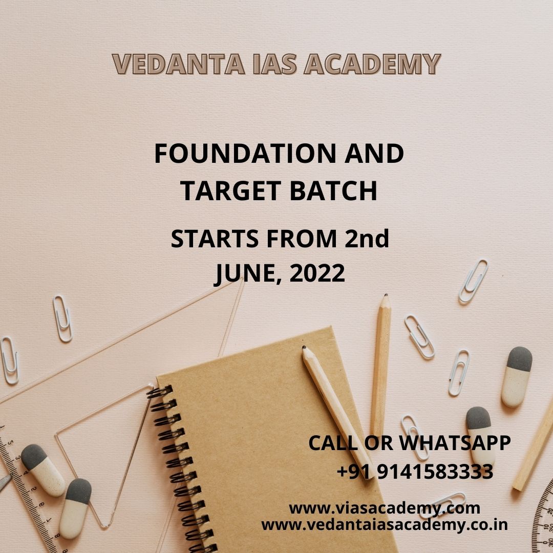 VEDANTA IAS ACADEMYOtherAnnouncementsWest DelhiRohini